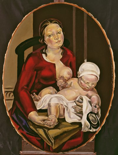 Mutter und Kind, ca. 1922 von Maria Blanchard
